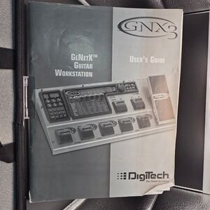 DigiTech GNX3 GeNetX Guitar Workstation User's Guide Manual Good